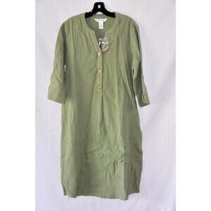 Drapers and Damons Easy Breezy Gauze Sheath Dress Size Small NEW!!!